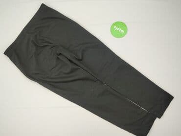 stradivarius woskowane spodnie z wysokim stanem: Stradivarius, Material trousers for women, M — 3