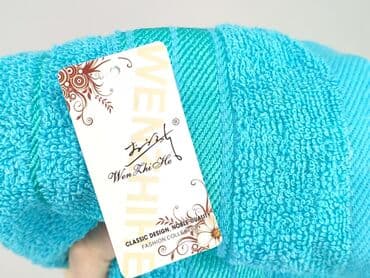 obrus tablecloth: Ręcznik 45 x 90, kolor - Turkusowy, stan - Idealny — 5