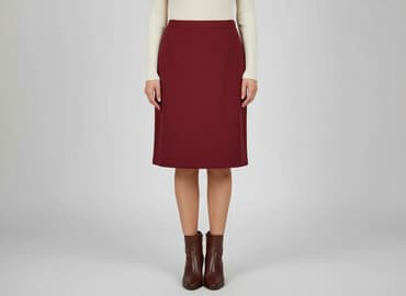 spódnice plisowane bordowa: Spódnica damska, rozmiar M — 1