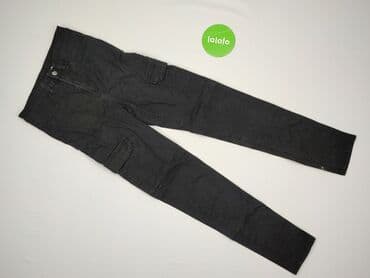 spodnie czarne cargo bershka: H&M Divided, Spodnie cargo damskie, rozmiar XS — 2