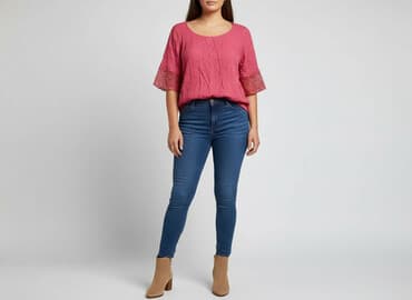 piękne czerwone sukienki na wesele: Tom Rose, Bluzka damska, rozmiar 2XL — 6