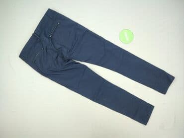 szerokie spodnie new yorker: Spodnie materiałowe damskie, rozmiar L — 3