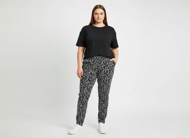 leginsy janina: Janina, Spodnie materiałowe damskie, rozmiar 4XL — 7