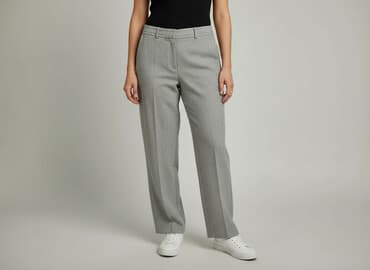 buty do garnituru badura: Spodnie materiałowe damskie, rozmiar S — 6