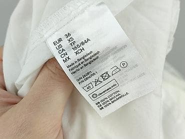 białe bluzki basic: H&M L.O.G.G., Жіноча блуза, розмір XS — 6
