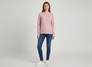 sweter w chmurki reserved: Sweter damski, rozmiar L — 6