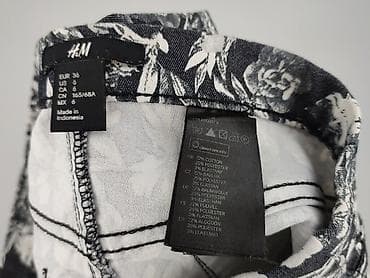 material trousers: H&M, Spodnie materiałowe damskie, rozmiar S — 4