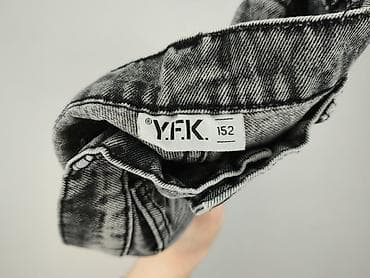 goth bluzka: Spodnie jeansowe, Y.F.K., 12 lat, 152, stan - Bardzo dobry — 4