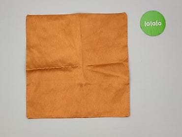 used stuff: Poszewka dekoracyjna na poduszkę – kolor rdzawo‑pomarańczowy - — 2