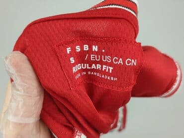 sweter w warkoczowy splot h m: FSBN, Podkoszulka dla mężczyzn, S — 4