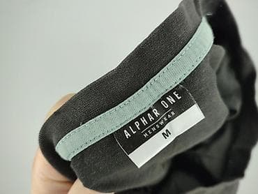 czarne dresy: ALPHAR ONE, Koszulka dla mężczyzn, rozmiar M — 4