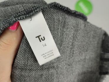 bluzka w kratę czarno biala: Tu, Tunika damska, rozmiar XL — 6