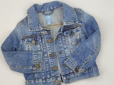 bluza szara pull and bear: Dziecięca kurtka jeansowa, 2-3 lat, 92-98 cm, Gap, stan - Bardzo dobry — 1