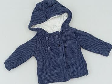 pajacyk z weluru: Kardigan, Marks & Spencer, 1-3 m, stan - Bardzo dobry — 1