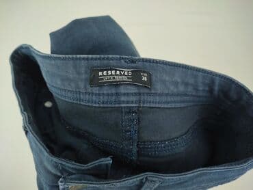 niebieska kurtka reserved: Jeansy damskie, rozmiar M — 5