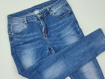 rwane jeansy: Jeansy damskie, rozmiar L — 1
