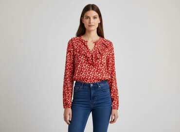 czerwona sukienka orsay: Orsay, Bluzka damska, rozmiar M — 6