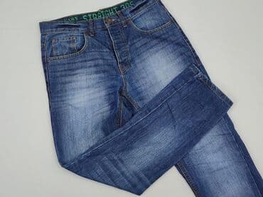 biale obcisla bluzki: Jeansy dla mężczyzn, S — 1