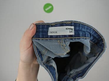 sinsay spodenki damskie jeans: Denim, Jeansy damskie, rozmiar XS — 7