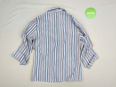 koszula damska w niebieskie paski: Women`s shirt, size M — 3