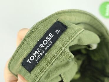 piżamy tommy hilfiger: Tom Rose, Spodnie materiałowe damskie, XL — 4