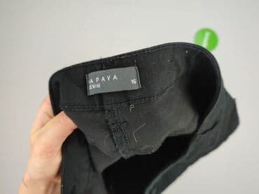 czarne szerokie jeansy: Papaya, Jeansy damskie — 4