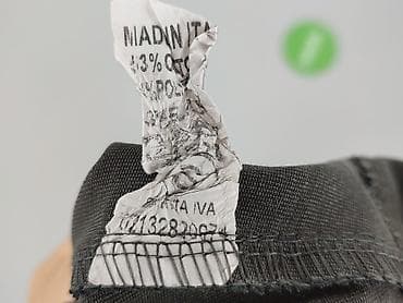 grafitowy garnitur: Spodnie materiałowe damskie, rozmiar S — 5