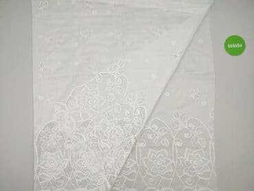 obrus żółty: Tkanina 120 x 170, kolor - Biały, stan - Idealny — 3