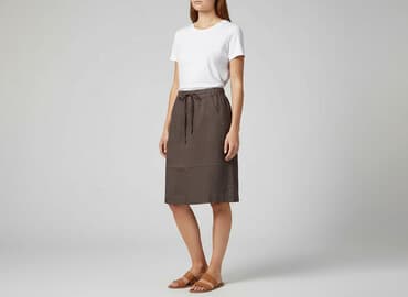 brązowe spodenki damskie: Designer`s, Spódnica damska, rozmiar L — 6