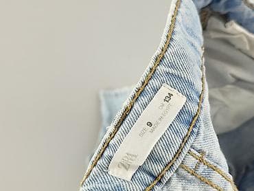 spodnie biale zara: Spodnie jeansowe, Zara, 9 lat, 128/134, stan - Bardzo dobry — 4