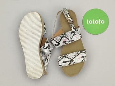 zara klapki na platformie: Sandały damskie, rozmiar 39 — 3