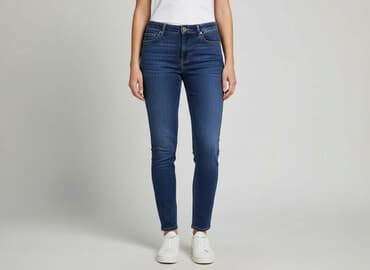 jeansy damskie bez streczu: Jeansy damskie, rozmiar S — 6