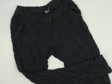 spodnie czarne damskie z niskim stanem: H&M, Spodnie materiałowe damskie, rozmiar S — 2