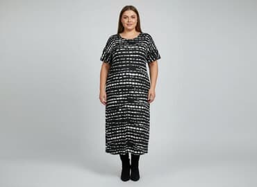 długie sukienki dla puszystych allegro: Sukienka damska, rozmiar 6XL — 1