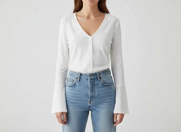 czarne prześwitujące bluzki: Shein, Bluzka damska, rozmiar L — 1