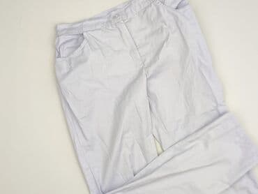 zara woskowane spodnie: Material trousers for women, size L (EU 40) — 1