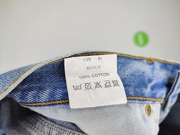 pull and bear ogrodniczki: Jeansy damskie, rozmiar M — 6