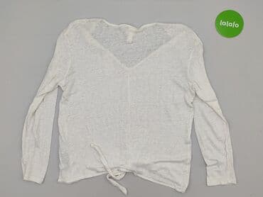 srebrny top h m: H&M, Bluzka damska, L — 3