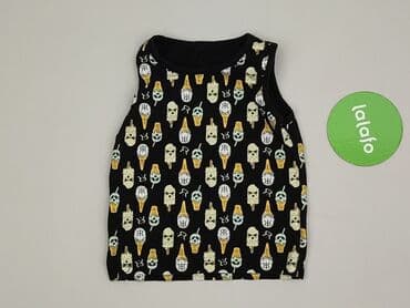 czarne obcisłe spodnie: A-shirt, River Island, 3-4 years, 98-104 cm, condition - Very good — 2