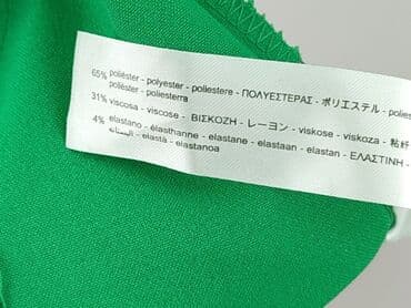 brązowe szerokie spodnie bershka: Bershka, Spodnie materiałowe damskie, rozmiar 2XS — 5