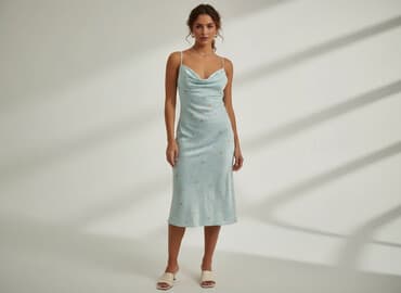 gladkie sukienki na wesele: Sukienka damska, rozmiar S — 5