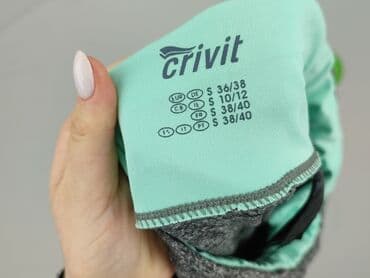 czarne legginsy push up legginsy podkreślające pośladki: Crivit, Legginsy Sportowe damskie, S — 4