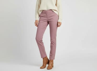 czerwone spodnie reserved: Reserved, Spodnie materiałowe damskie, XS — 6