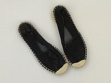 baleriny c: Czarne espadryle damskie VRS - Rozmiar: 36 - Model: wsuwane espadryle — 1