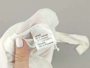 biała jedwabna bluzka damska: Blue Motion, Bluzka damska, rozmiar S — 5