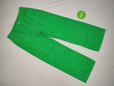 strona z używanymi ubraniami: Material trousers for women, size L — 3