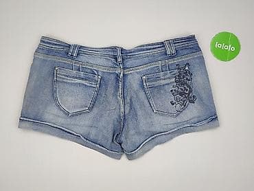 patchworkowe jeansy: Szorty damskie, rozmiar 3XL — 3
