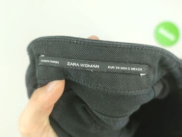 woskowane legginsy z wysokim stanem zara: Zara, Jeans for women, size XS (EU 34) — 4