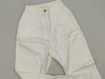 trampki biale h: Spodnie materiałowe damskie, rozmiar S — 1