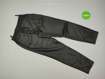 reserved sukienki czerwone: Legginsy Ze skóry ekologicznej damskie, rozmiar S — 3